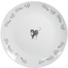 Clayre & Eef CAKYDP Small Plate White Grey Ø 20x2 cm