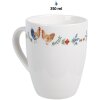 Clayre & Eef CARYMU Mug White 12x8x10 cm 350 ml ceramic country style