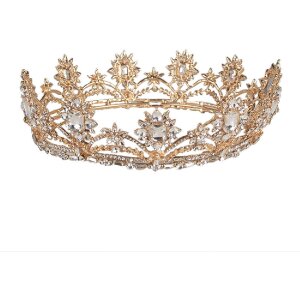 Juleeze JZCR0005 Crown Gold coloured metal Ø 15x6 cm