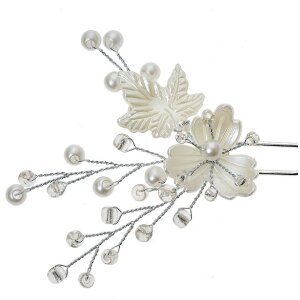 Juleeze JZHC0058 Hairpin silver coloured 6x1x11 cm