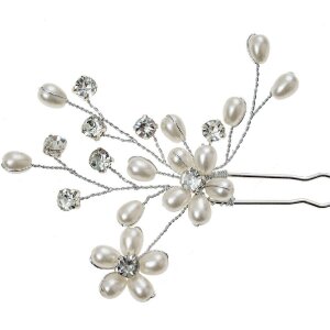 Juleeze JZHC0059 Hairpin silver coloured 6x1x12 cm