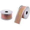 Clayre & Eef LI0121 Bow Pink Gold Coloured 3.8 cm x 2.7 m