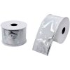 Clayre & Eef LI0125 Ribbon White Silver coloured 5 cm x 2.7 m