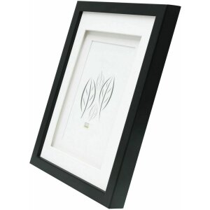 Deknudt S65KK2 Picture Frame Black Double Passepartout 10x15 cm to 20x30 cm