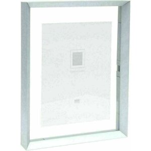 Deknudt S028D1 Glass frame silver aluminium strip...