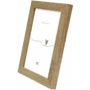 Deknudt S45SH2 Modern Picture Frame Dark Natural Wood Brown 15.0 x15.0 cm