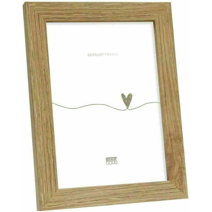 Deknudt S45SH2 Modern Picture Frame Dark Natural Wood Brown 15.0 x20.0 cm