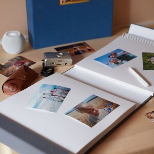 HNFD Photo album Lona Linen 34.5x33 cm 168 pages various...