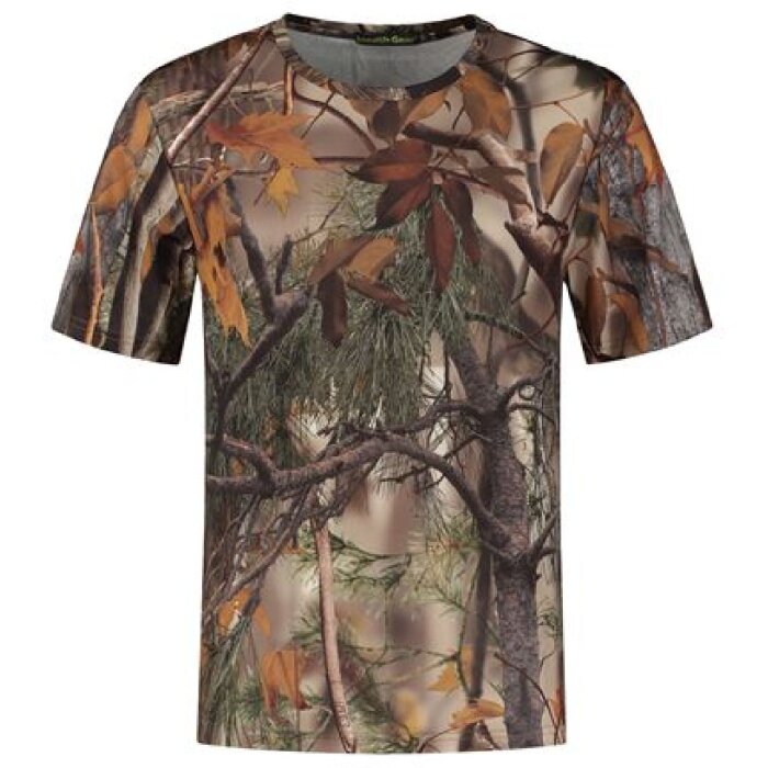 Stealth Gear T-shirt short sleeve camo forest print size S