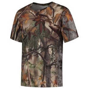 Stealth Gear T-shirt short sleeve camo forest print size XXL