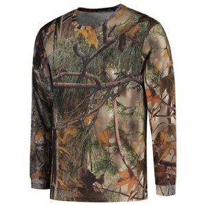 Stealth Gear T-Shirt Long Sleeve Camo Forest Print Size S