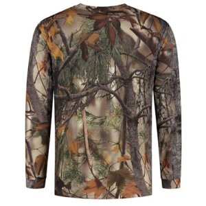 Stealth Gear T-Shirt Long Sleeve Camo Forest Print Size S