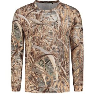 Stealth Gear T-shirt long sleeve camo reed print size S