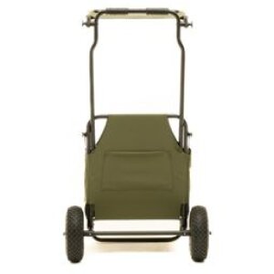 Buteo Photo Gear transport trolley Forest Green sun canopy