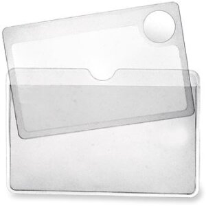 Carson pocket magnifier WM-01 2.5x 6x credit card sized...