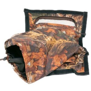 Buteo Photo Gear snoot/lens protection for camouflage tent