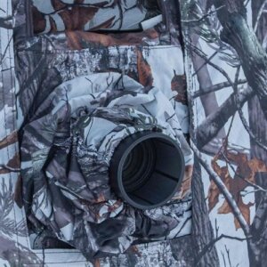 Buteo Photo Gear snoot/lens protection snow for camouflage tent