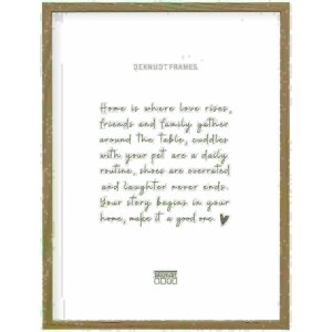 Deknudt S47DJ1 picture frame solid oak wood natural 40.0...