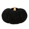 Clayre & Eef 65401 Decorative Pumpkin Black Ø 25x16 cm