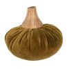 Clayre & Eef 65416 Decorative Pumpkin Green Ø 9x8 cm Country Style