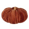 Clayre & Eef 65440 Decorative Pumpkin Orange Red Polyester Ø 25x16 cm Country Style