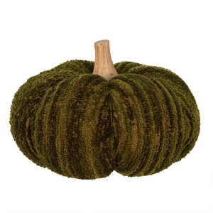 Clayre & Eef 65444 Decorative Pumpkin Green Polyester...