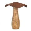 Clayre & Eef 6H2387L Decoration Mushroom Brown Ø 16x19 cm