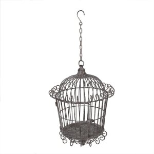 Clayre & Eef 5Y1201 Decoration Birdcage Brown Grey...