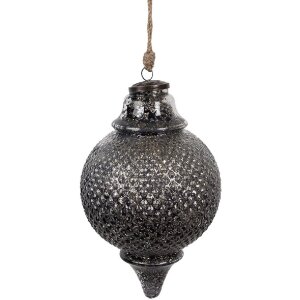 Clayre & Eef 6GL4533M Christmas Tree Bauble Black...