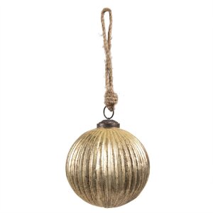 Clayre & Eef 6GL4549XS Christmas Bauble Gold Coloured...