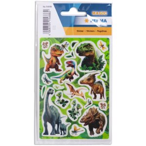 HERMA 15688 Stickers Dino World Foil 20 pieces realistic...