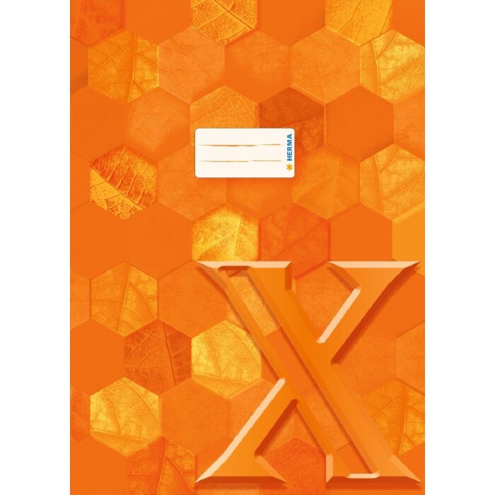 HERMA 20082 Booklet protector cardboard X A4 Orange