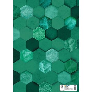 HERMA 20087 Booklet protector cardboard X A4 dark green