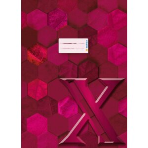 HERMA 20094 Booklet protector cardboard X A4 wine red