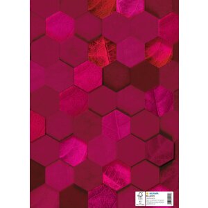 HERMA 20094 Booklet protector cardboard X A4 wine red