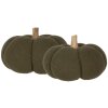 Clayre & Eef 65395 Decorative Pumpkin Green Ø 15x12 cm Country Style