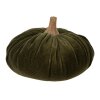 Clayre & Eef 65430 Decoration Pumpkin Green Ø 20x14 cm Country Style Polyester