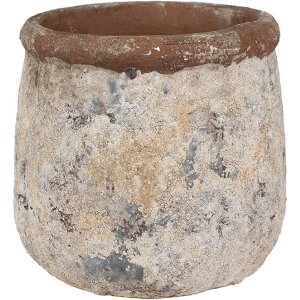 Clayre & Eef 6TE0527L Flower Pot Terracotta Beige...