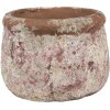 Clayre & Eef 6TE0527S Flower Pot Terracotta Beige Ø 13x9 cm Country Style