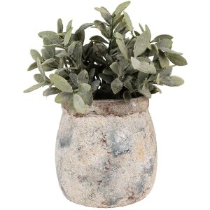 Clayre & Eef 6TE0535 Flower Pot Terracotta Beige Blue...