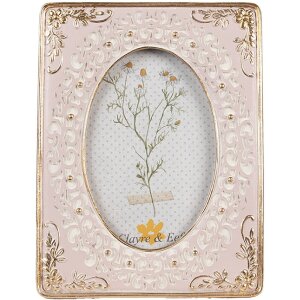 Clayre & Eef 2F1146 Photo Frame Pink Gold 15x2x20 cm...