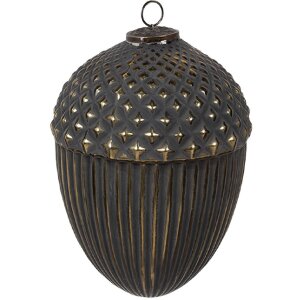 Clayre & Eef 6GL4528XL Christmas Tree Bauble Black...