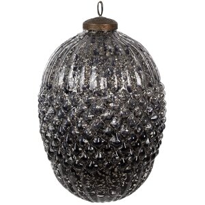 Clayre & Eef 6GL4531M Christmas Tree Bauble Black...