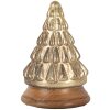 Clayre & Eef 65388 Christmas Tree Gold Coloured Ø 13x19 cm