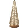 Clayre & Eef 65392 Christmas Tree Gold Coloured Ø 17x41 cm