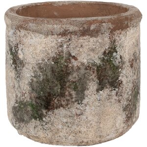 Clayre & Eef 6TE0516M Flower Pot Beige Green Ø...