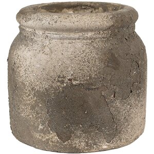 Clayre & Eef 6TE0517 Flower Pot Grey Beige Ø...