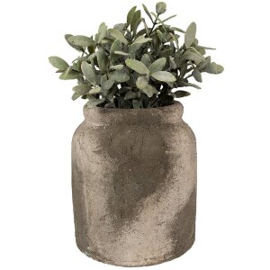 Clayre & Eef 6TE0516M Flower Pot Beige Green Ø...