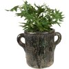 Clayre & Eef 6TE0521L Flower Pot Green 26x17x20 cm