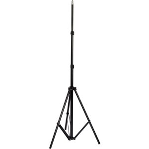 Hama 200 Light Stand Black Metal 200 cm Quick Clamps...